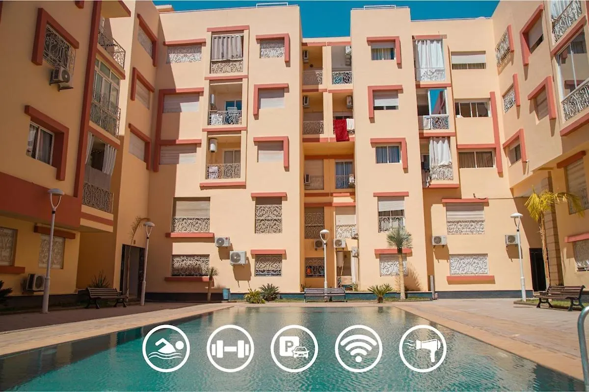 Luxury Stay , Pool, Gym, Parking Marrakesh